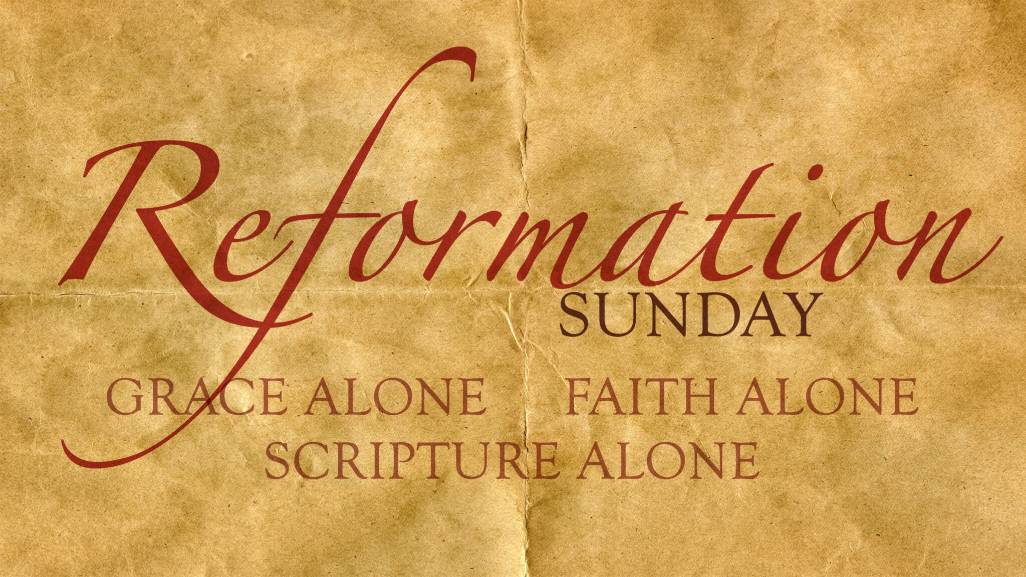 Reformation Sunday Graphic