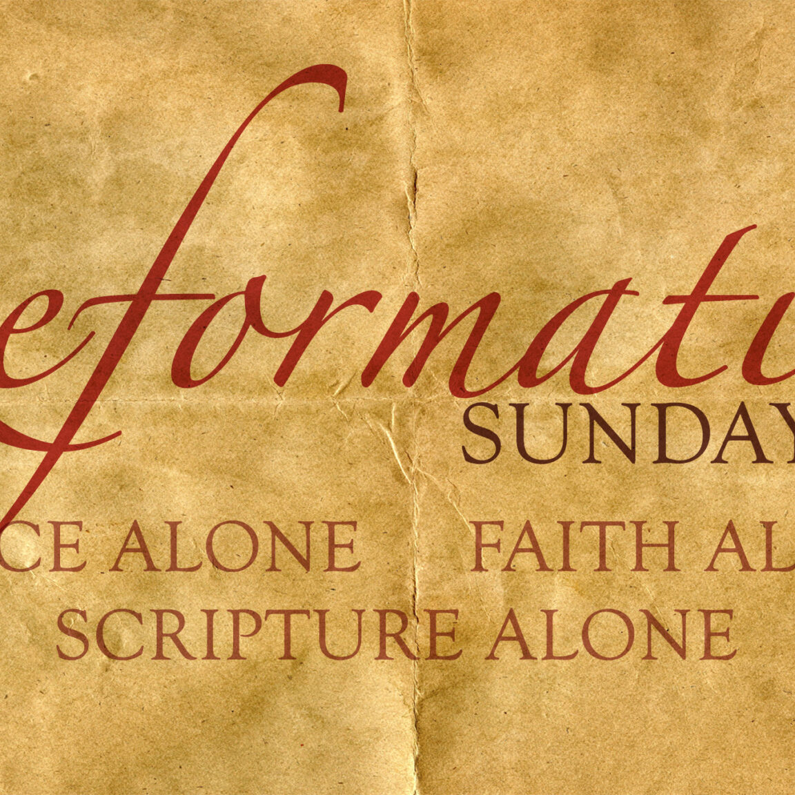 Reformation Sunday Graphic